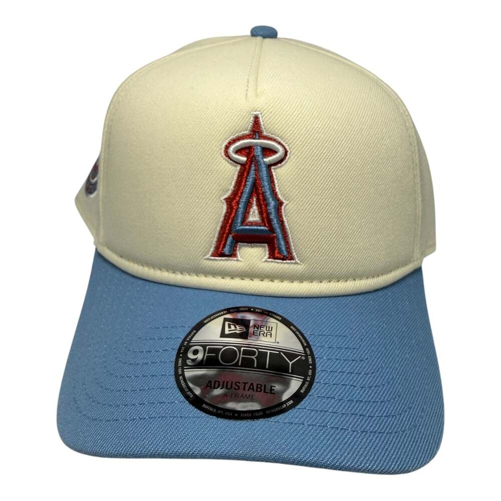 New Era Los Angeles Angels 9FORTY A-Frame Adjustable Snapback Hat with 1967 All-